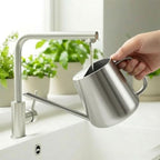 Watering Can Indoor Small for House Plant with Long Spout Stainless Steel 1000ml for Flowers Small Stainless Steel Watering Can - Image 5