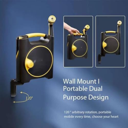 Garden Hose Kit, Garden Hose Set, Automatic Recycling Wall Hose Cart, Ideal for Garden Watering, Outdoor Garden Hose Reel - Image 3
