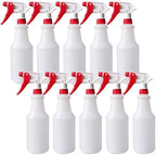 10 Packs 32oz Empty Spray Bottles Plastic Heavy Duty Refillable Spray Bottles with Adjustable Nozzle and Measurements for All Purpose Cleaning Solutions by Looknniy