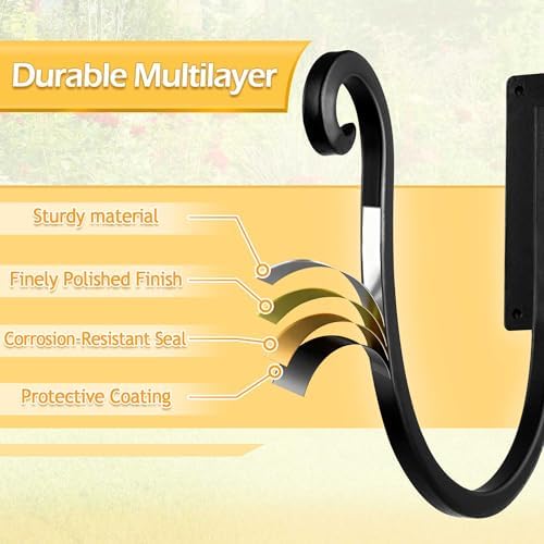 Hose Holders Wall Mount: 2PCs 8-Inch Heavy-Duty Garden Hose Hangers Outdoor - Image 6