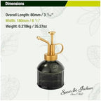 Spear & Jackson Kew Gardens Urban Oasis Collection 05LWCKEW 250ml Plant Mister - Elegant Functional Gold & Green Mist Sprayer for Hydrating & Cleaning Delicate Plants - Image 6