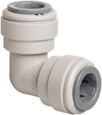 John Guest Acetal Copolymer Tube Fitting, Union Elbow, 1/4" Tube OD (Pack of 10) by JohnGuest