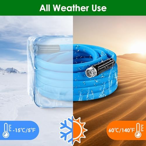 5/8" Non-Expanding Flexible Garden Hose PVC Water Hose，25FT - Image 7