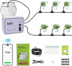 WiFi Dual‑Channel Automatic Drip Irrigation System, Remote Plant Waterer by BZONE