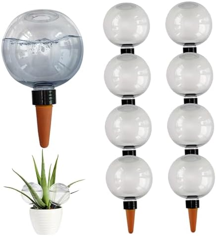 Plant Watering Globes 9Pcs Self Watering Globes, 17.5oz Plastic Automatic Plant Waterer Insert Top Fill with Slow Release Control Plants Devices System - Image 6