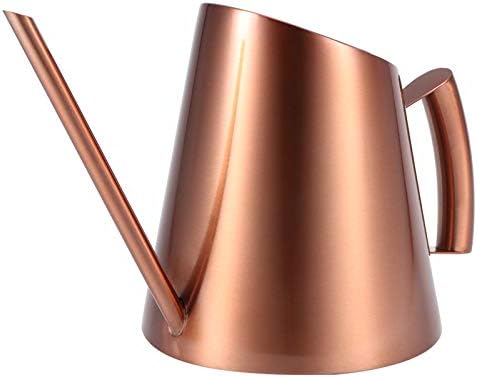 Aramox Long Spout Water Watering Pot, Watering Can Copper for Indoor Plants Pot Long Narrow Spout Indoor Bonsai Flower Bronze Colored Gardening (L) - Image 2
