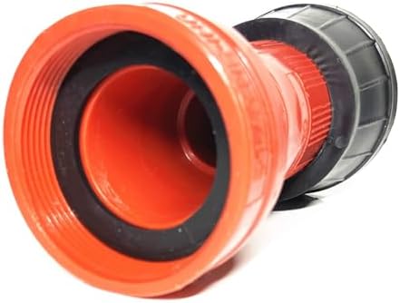 SAFBY Fire Hose Nozzle 2 Inch NPSH/NPT Thermoplastic Fire Equipment Spray Jet Fog with 2 Inch Aluminum Female and Male Fitting - Image 2