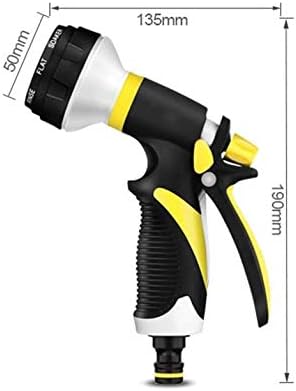 Marycan Hose Nozzle, Garden Spray Nozzle, 8 Patterns Thumb Control Heavy Duty Hose Nozzle - Image 2
