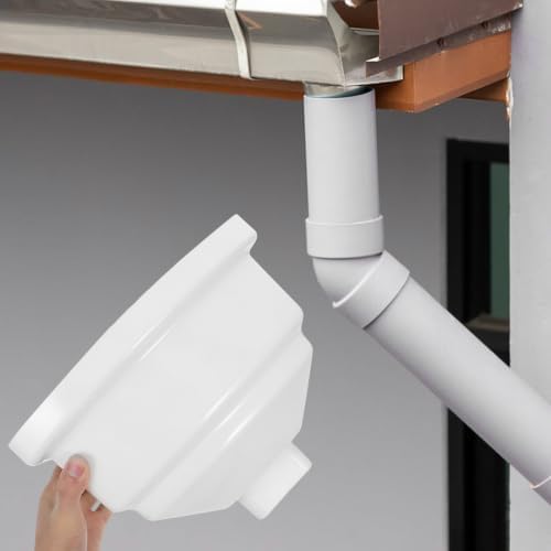PVC Curved Rainwater Diverter Outlet for Systems - Image 4