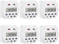 Timer Switch, DC/AC 12V 16Amp, Programmable Timer Time Relay Switch by Weasch