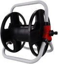 Freestanding Garden Hose Reel Storage Bracket with Coiling Mechanism by TEHAUX