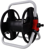 Freestanding Garden Hose Reel Storage Bracket with Coiling Mechanism by TEHAUX