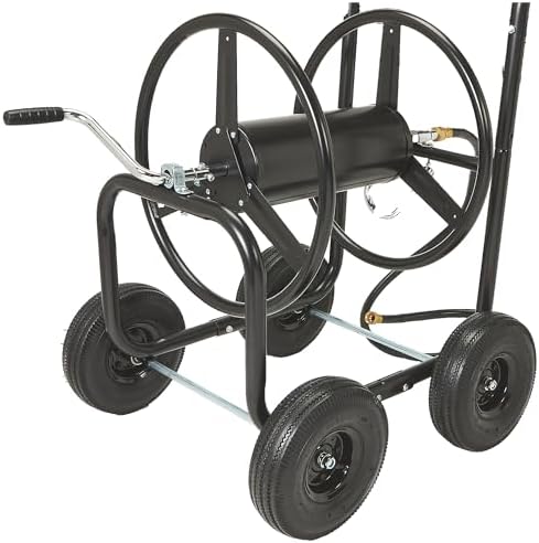 Ironton Hose Reel Cart, Holds 300ft. of 5/8in. Hose, 6ft. Leader Hose - Image 7