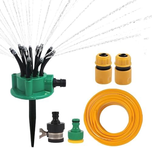 Garden Sprinkler | 360 Degree Rotating Water Saving Kit,Garden Sprinklers Irrigation System Kit,for Outdoor Home Commercial Residential Gardening Planting by Unknown