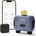 WiFi Water Timer for Garden Hose with Brass Inlet,Smart Hose Timer with WiFi Hub, APP & Voice Control,Up to 20 Watering Plans, 2-Zone Sprinkler Drip Irrigation System Controller for Yard Lawn Watering by Insoma