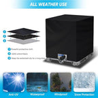 NEVERLAND IBC Tote Cover 275 Gallon 420D Waterproof Water Tank Cover - Image 6