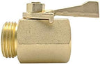 Brass Pipe Fittings 3/4 Inch Brass Water Shut Off Valve Heavy Duty Outdoor Garden Hose Connector Pipe Fitting Repair Fittings(J) - Image 4