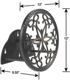 Liberty Garden 671 Wall Mount Decorative Garden Hose Butler, Holds 125-Feet of 5/8-Inch Hose - Patina - Image 4