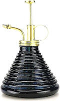 Plant Mister- Black Color Glass Bottle & Brass Sprayer (Matt Gold) by Purism+Style