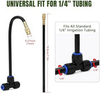 Drip Irrigation Nozzles 40 Pack, 8 Inch Adjustable Sprayers for 1/4 Tubing - Image 4