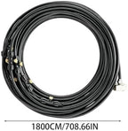 Garden Mister System, Outdoor Heat Relief - Sprayer, Water Tubing, Patio - Image 6