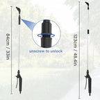 Telescoping Garden Spray Wand, Adjustable Nozzle Aluminum Hose Sprayer - Image 3