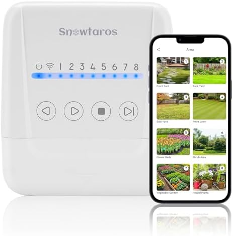 WiFi Smart Sprinkler Controller, 8 Zone by Snowtaros
