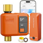 WiFi Water Timer for Garden Hose, Smart Sprinkler Timer with 984ft Long Range, Strong Wall Penetration, APP & Remote Control, Voice Control, Rain Delay, Manual Mode, Watering System by XinFutureSprinklerTimer
