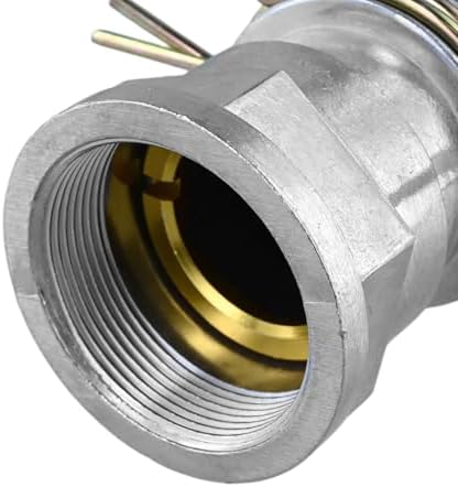 2 Inch Metal for Impact Sprinkler, 360 Degree Adjustable Agriculture Irrigation Sprayer for Farm Garden Lawn, Zinc Alloy High Pressure Watering Nozzle with 130ft Range, Silver - Image 5