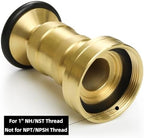 Fire Hose Nozzle 2" NPSH/NPT Fire Fighter Hose Nozzle 100 psi 75 gpm - Image 5