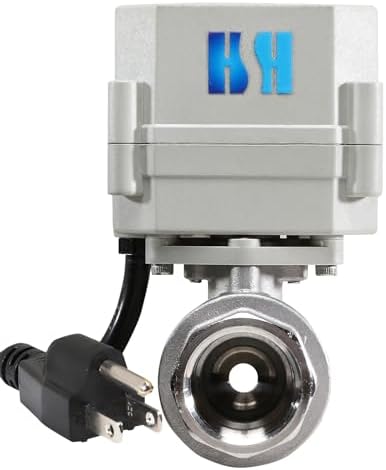 3/4 inch DN20 110-230VAC Normally Open Stainless Steel 304/CF8 Motorized Electrical Ball Valve With U.S. Plug - Image 3