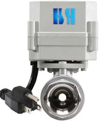 3/4 inch DN20 110-230VAC Normally Open Stainless Steel 304/CF8 Motorized Electrical Ball Valve With U.S. Plug - Image 3