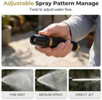 Garden Hose Sprayer, High Pressure Adjustable Tool for Car Outdoor Cleaning - Image 6