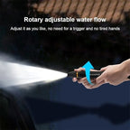 High Pressure Car Wash Gun Kit with PVC Garden Hose, Adjustable 360° Rotating Spray Nozzle, Alloy Water Gun + Burst-Proof Hose + Quick Connectors, Multi-Mode Sprayer for Car Washing,99ft - Image 3