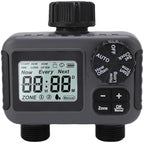 Water Timer for Garden Hose, 2 Zone IPX5 Sprinkler Timer, Programmable Garden Hose with Rain Delay Manual Watering for Lawn Yard by Unknown