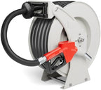 Fuel Hose Reel 3/4" x 50', Retractable Diesel Reel with Fueling Nozzle by Brearo