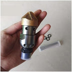 1/2 Rotating Nozzle High Pressure Sewer Cleaning Water Alloy Sludge Dredging Ground Mouse(1l2 female 40LPM) - Image 2