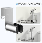 Arofa 2 Pack Handheld Bidet Sprayer for Toilet, Adjustable Water Pressure - Image 6