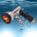 Water Nozzle Garden Hose 9 Functions Zinc Alloy Black - Image 4