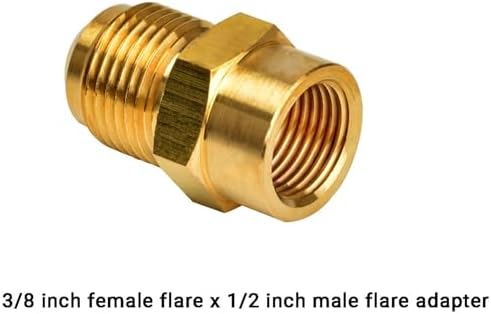 onlyfire 12Ft 1/2 inch ID Natural Gas Hose with Connect Fittings Assembly - Image 5