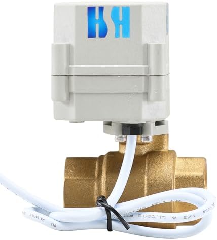 2 Way Brass 3/4 inch 12VDC 9-24VDC 0-5V NPT Proportional Integral Modulating Control Motorized Ball Valve - Image 7
