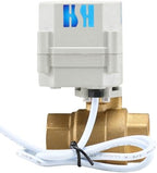 2 Way Brass 3/4 inch 12VDC 9-24VDC 0-5V NPT Proportional Integral Modulating Control Motorized Ball Valve - Image 7