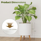 Bamworld Self Watering Pots for Indoor Plants with Water Level Indicator - Image 2
