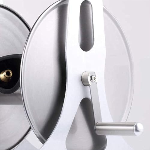 Wall Mount Metal Garden Hose Reel, Portable Stainless Steel Hanger Box for Car Patio Cleaning Yard Farm and Patio(35m water pipe) - Image 7