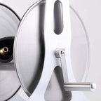 Wall Mount Metal Garden Hose Reel, Portable Stainless Steel Hanger Box for Car Patio Cleaning Yard Farm and Patio(30m Water Pipe) - Image 7