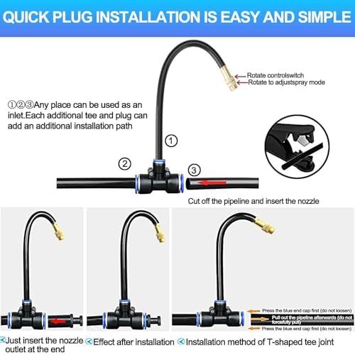 360° Adjustable Drip Irrigation System for Garden,Automatic Watering System - Image 6