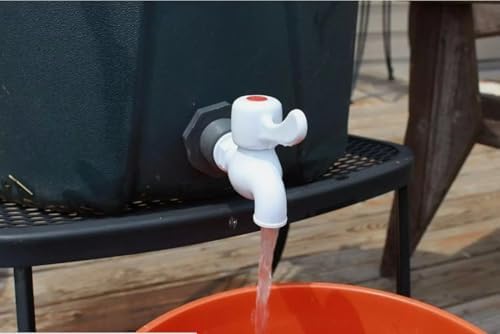 RBS100 Plastic Rain Barrel Spigot Kit(with Bulkhead Fitting)，Replacement for RAINPAL OEM - Image 3