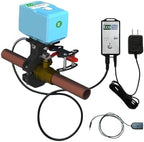 EVC200-WLS1M Bulldog Valve Robot with Wired Leak Sensor, Z-Wave Water Shutoff Valve, Smart Home Hub Required, Easy DIY Install, No Plumbing, Fits up to 1.5" Valves by EcoNetControls