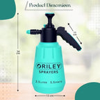 Garden Pressure Sprayer Pump with Adjustable Nozzle 2.5L - Image 3