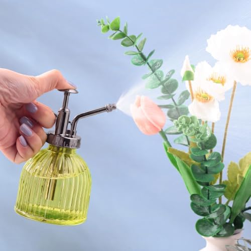 Maxdot 12Pcs Glass Plant Mister Spray Bottle 220ml, Copper Sprayer - Image 2